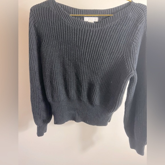 Black Knit Sweater - Picture 1 of 5